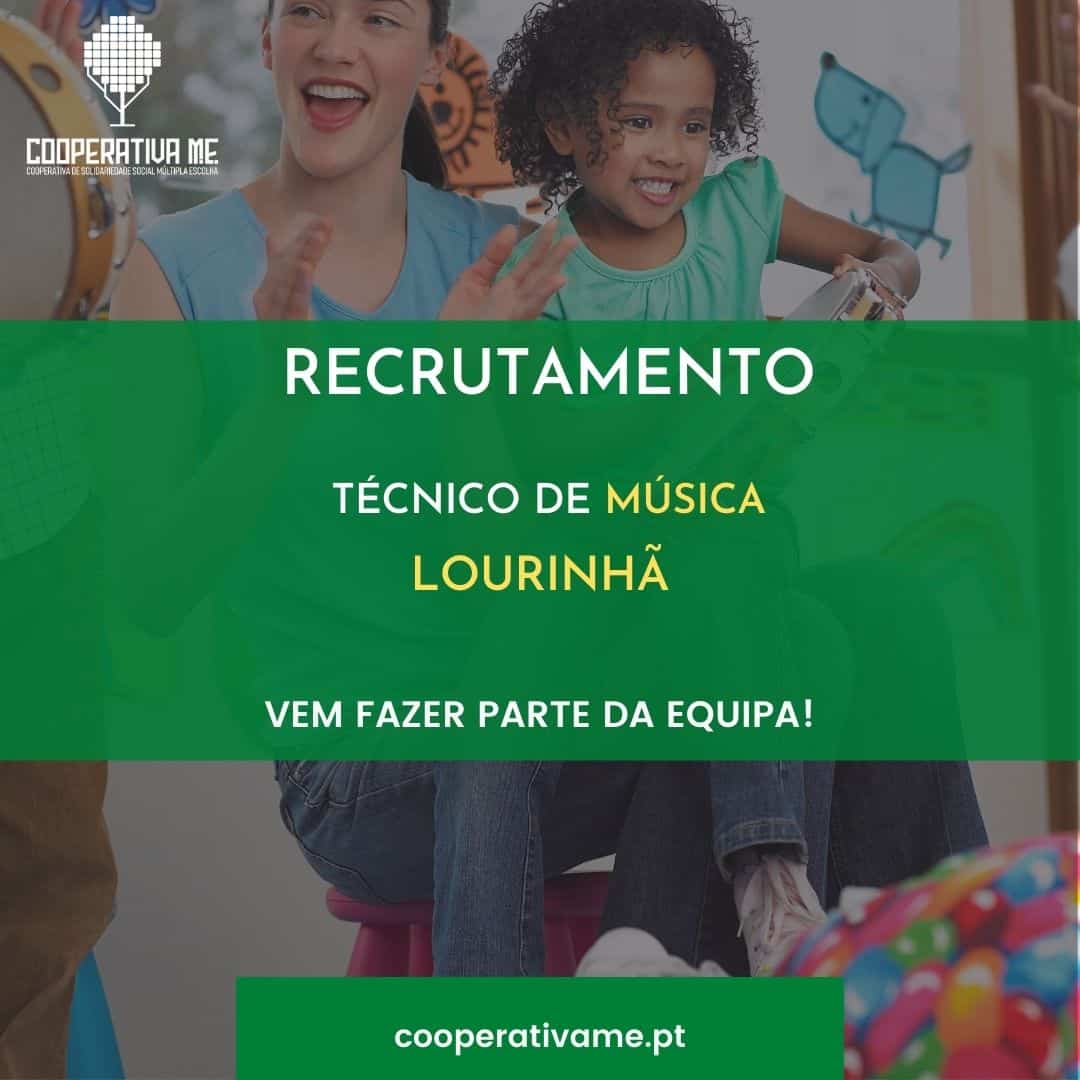 Recrutamento – Técnicos de Música para Lourinhã